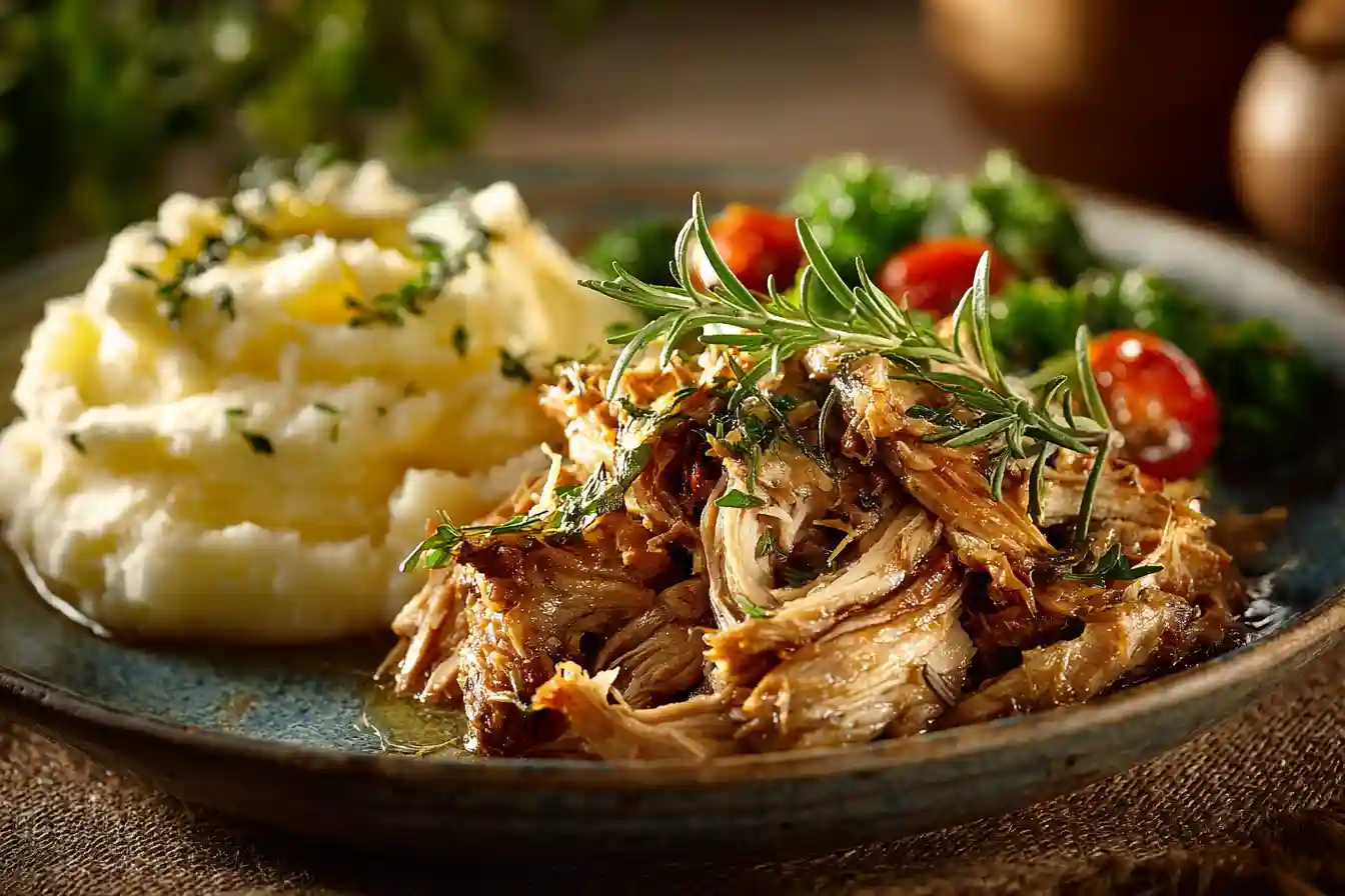 Serving and storing slow cooker chicken recipes with side dishes