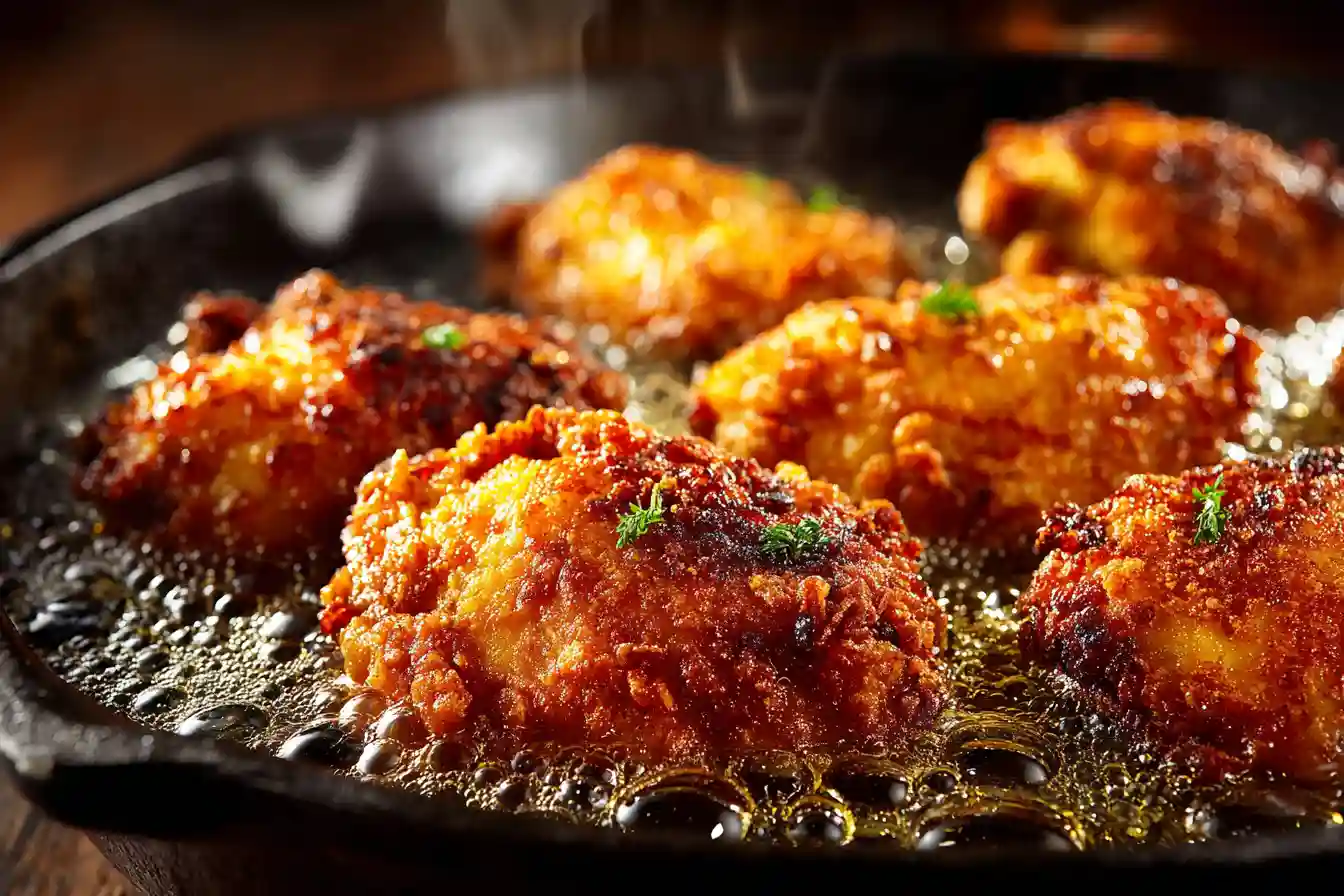 How to make fried chicken in cast iron skillet