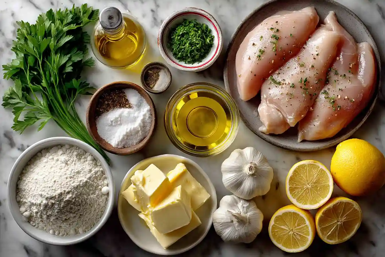 Ingredients for Chicken Scallopini Recipe