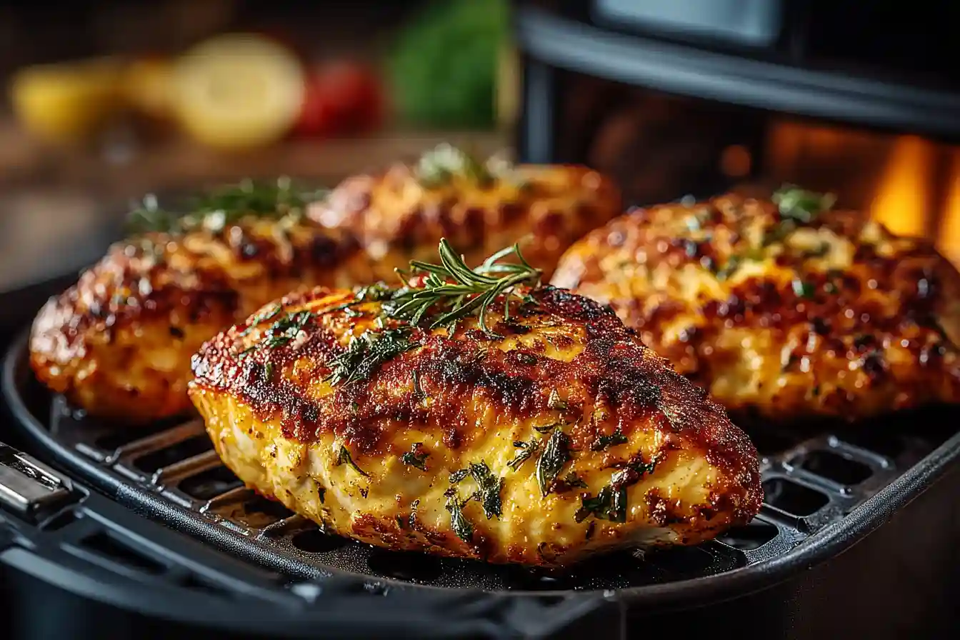 Cooking chicken breast in air fryer at 400 degrees