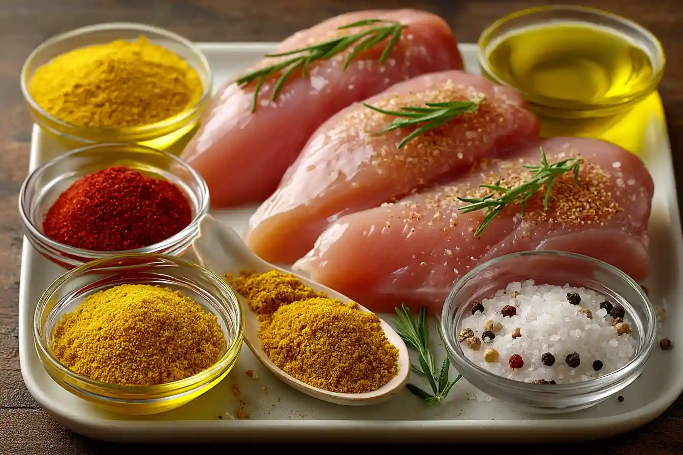 Ingredients for chicken breast in air fryer at 400 degrees
