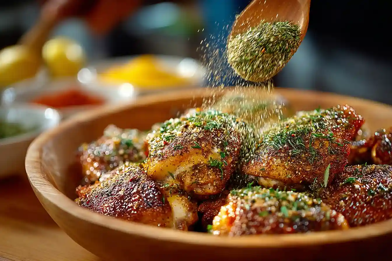 seasoning air fry chicken thighs