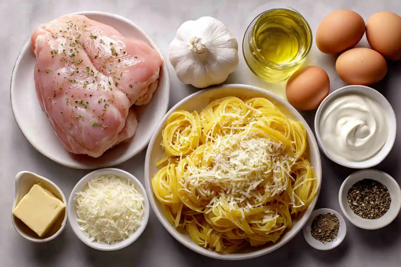 ajun chicken pasta ingredients