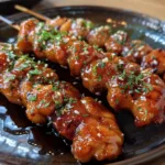 Crispy Hot Honey Chicken Skewers Recipe