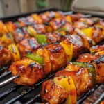 Sticky Hot Honey Chicken Kabobs – A Sizzling Sweet-and-Spicy Feast