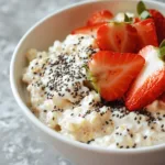 High Protein Overnight Oats with Chia Seeds