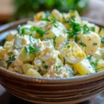 Potato Salad with Egg and Cucumber