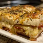 Hot Brown Sliders with Turkey and Cheese