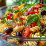 Classic Italian Pasta Salad with Homemade Dressing
