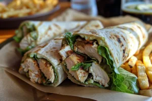 Chicken Caesar Wrap Recipe – Crispy and Fresh