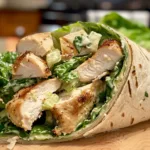 Grilled Chicken Caesar Salad Wrap