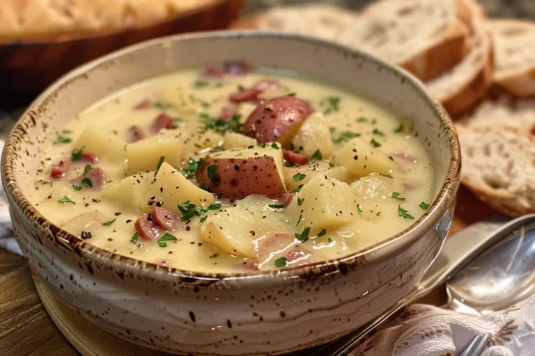 Creamy Kielbasa Potato Soup Recipe