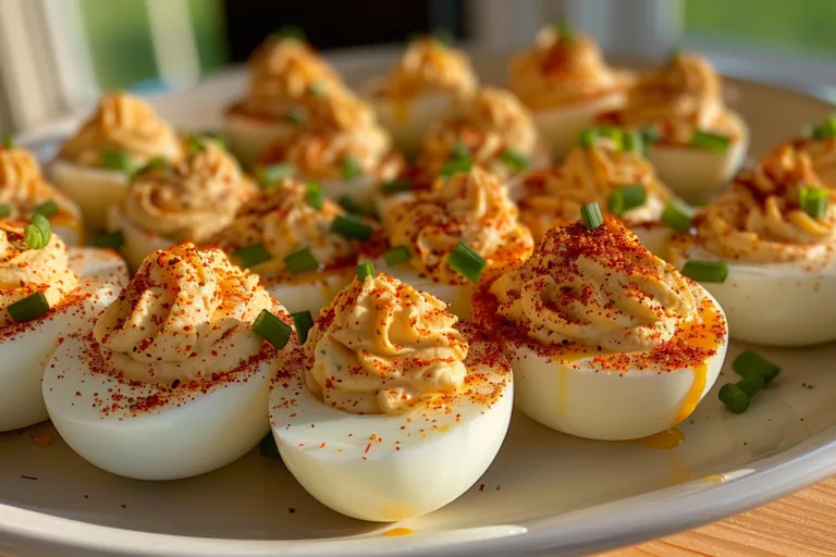 Spicy Sriracha Deviled Eggs: A Bold Twist on a Classic Dish