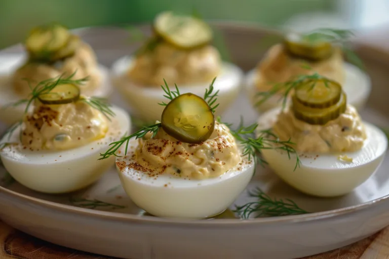 Dill Pickle Deviled Eggs: A Tangy Twist on a Classic