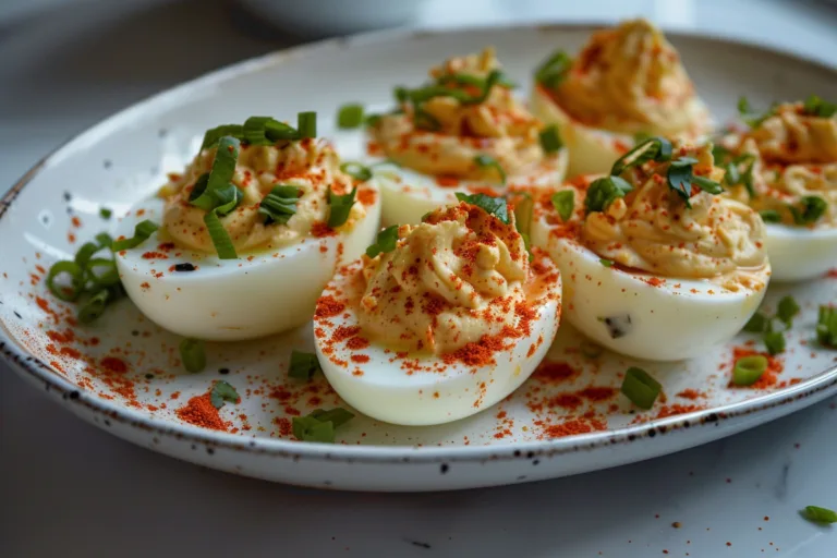 Greek Yogurt Deviled Eggs with Mustard