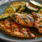 Garlic Butter Chicken with Zucchini