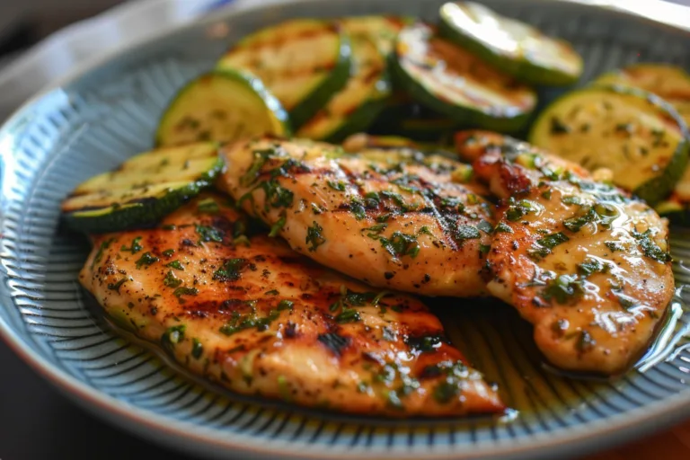Garlic Butter Chicken with Zucchini
