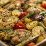 One-Pan Pesto Chicken and Veggies