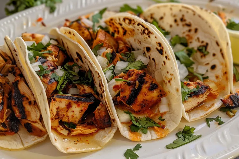 Spicy Grilled Chicken Tacos Recipe