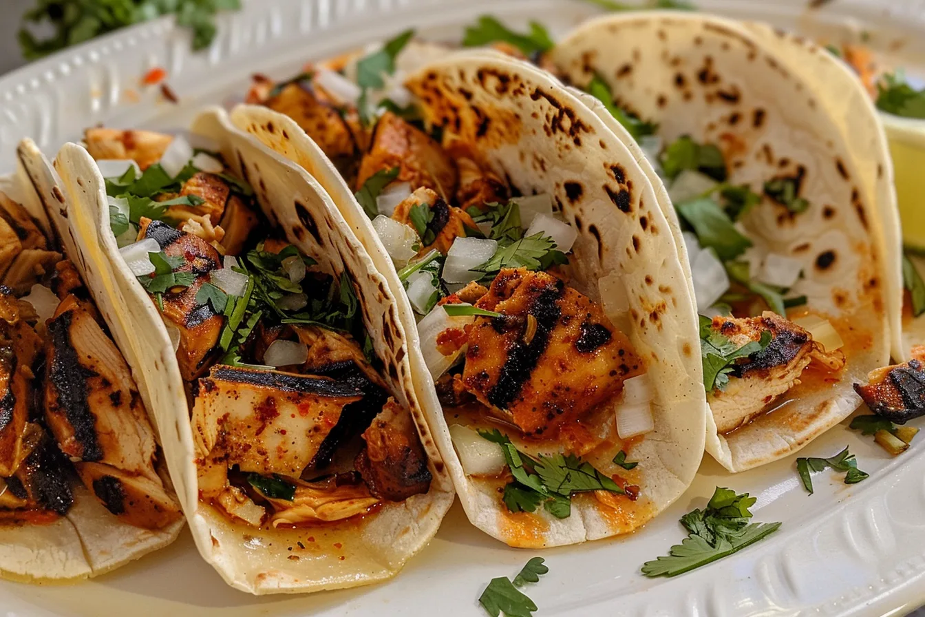 Spicy Grilled Chicken Tacos Recipe