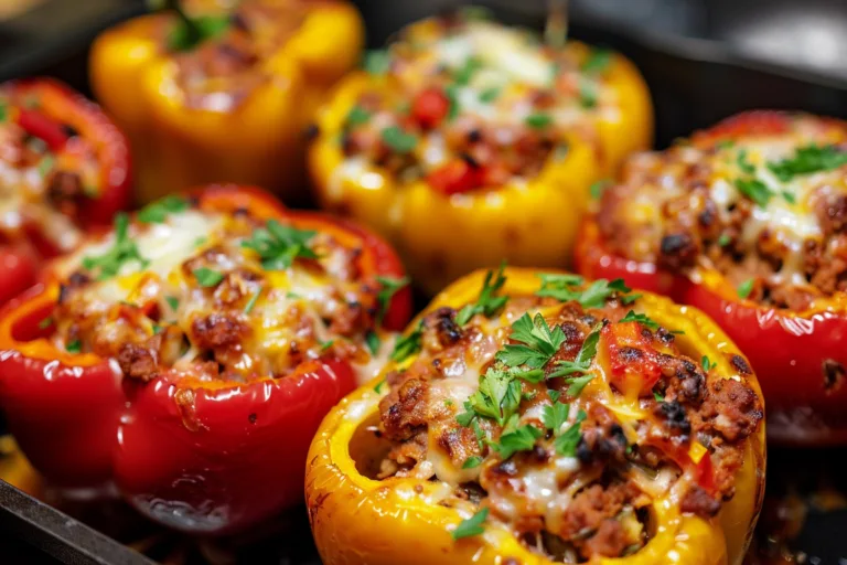 Ground Chicken Stuffed Peppers: A Flavorful Make-Ahead Meal