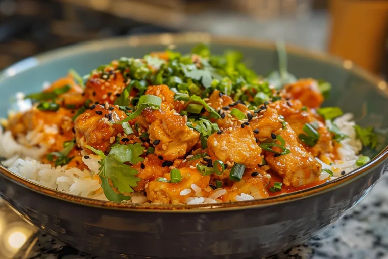 Bang Bang Chicken Bowl Easy Recipe with Step-by-Step Guide