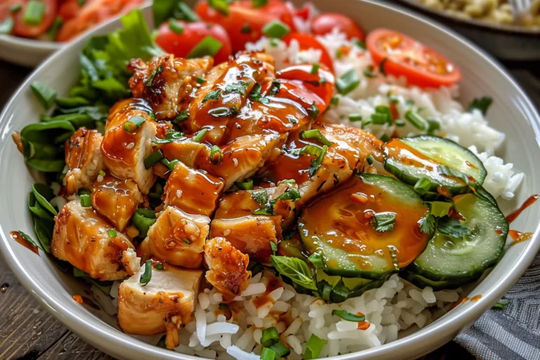 Bang Bang Chicken Bowl Meal Prep for Busy Days