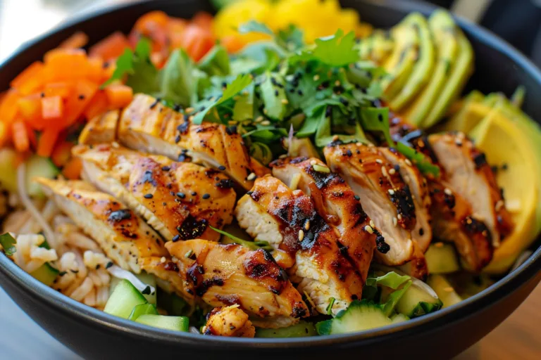 Healthy Bang Bang Chicken Bowls for Flavor and Fitness