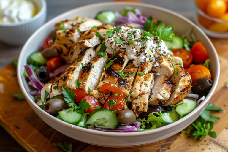 Greek Yogurt Chicken Salad Recipe (Healthy Swap)