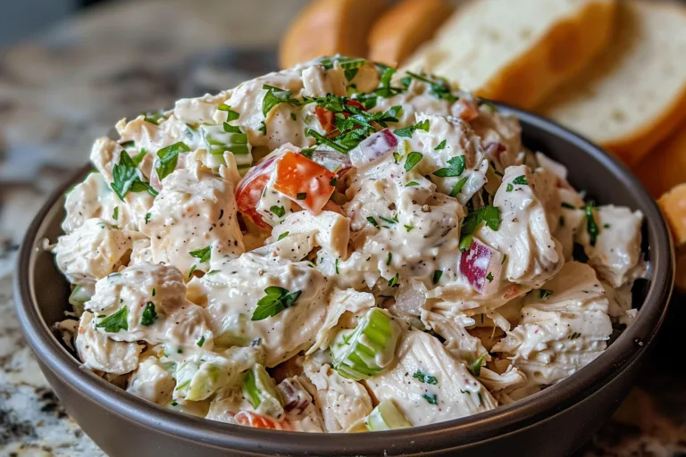 Classic Creamy Chicken Salad Recipe (Simple & Delicious)