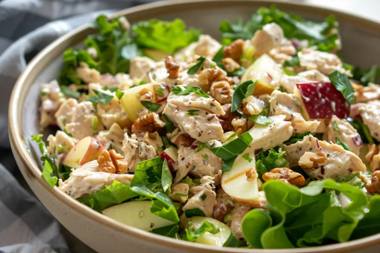 Apple Walnut Chicken Salad Recipe – Crunchy & Fresh
