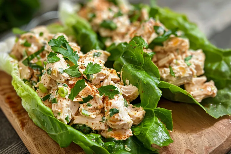 Low Carb Chicken Salad Lettuce Wraps