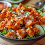 Buffalo Chicken Salad Recipe (Spicy & Creamy)