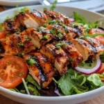 Sweet & Smoky BBQ Chicken Salad Recipe (Perfect for Summer)
