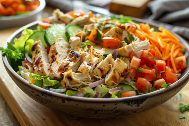 Healthy Chicken Salad Recipe with Yogurt and Herbs