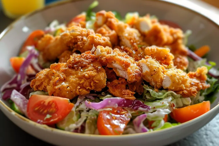 Crispy Chicken Salad Recipe: Crispy Chicken Salad