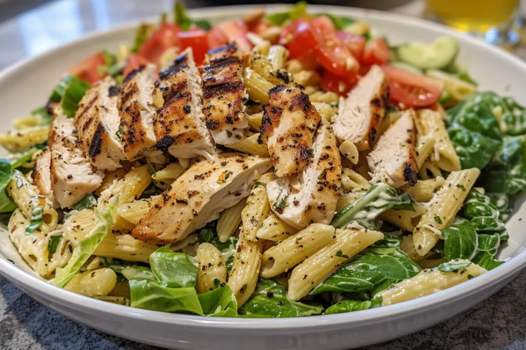 Caesar Pasta Chicken Salad Recipe for a Delicious Twist