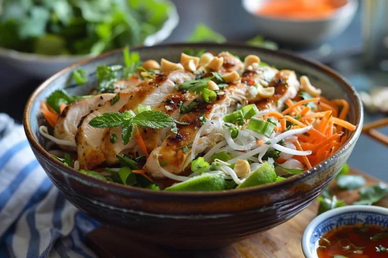Vietnamese Chicken Salad Recipe (300-Calorie)