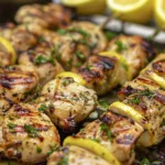 Grilled Lemon Herb Chicken Skewers
