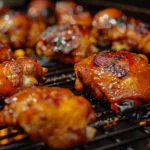 Sweet & Spicy Hot Honey Chicken Thighs BBQ Style