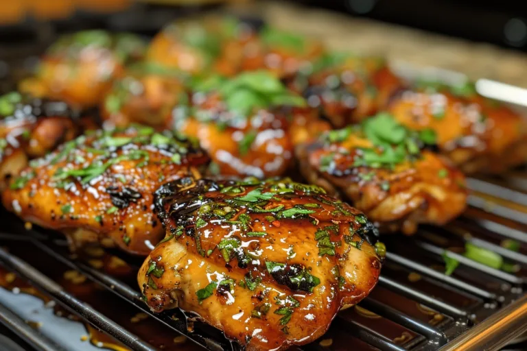 Sticky Hot Honey Chicken Thighs: A Summer Dinner Showstopper