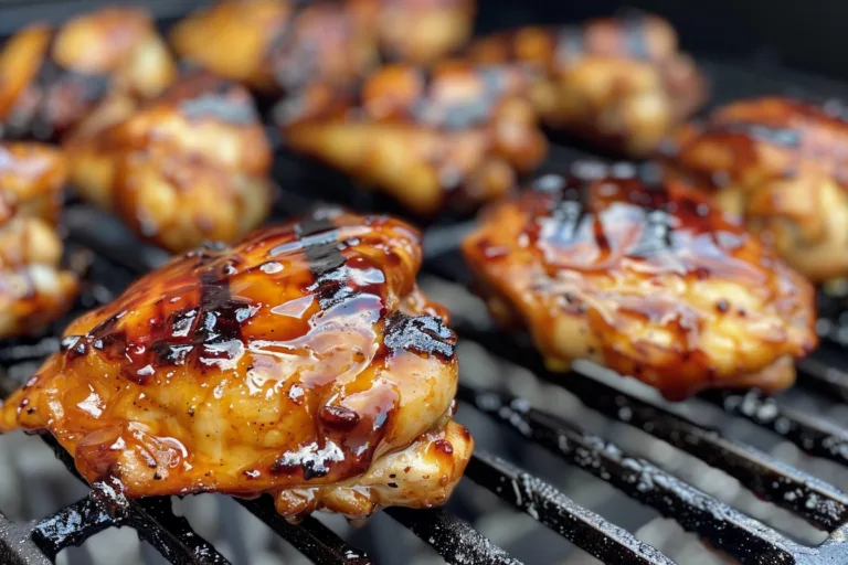 Grilled Hot Honey Chicken Thighs Meal Prep