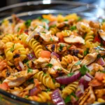 BBQ Chicken Pasta Salad for Summer Cookouts