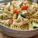 Healthy Greek Yogurt Chicken Pasta Salad
