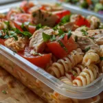 Meal Prep Chicken Pasta Salad Bowls for Weekday Meals
