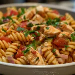 Spicy Chicken Pasta Salad with Chipotle Dressing
