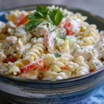 Creamy Chicken Pasta Salad with Ranch Dressing