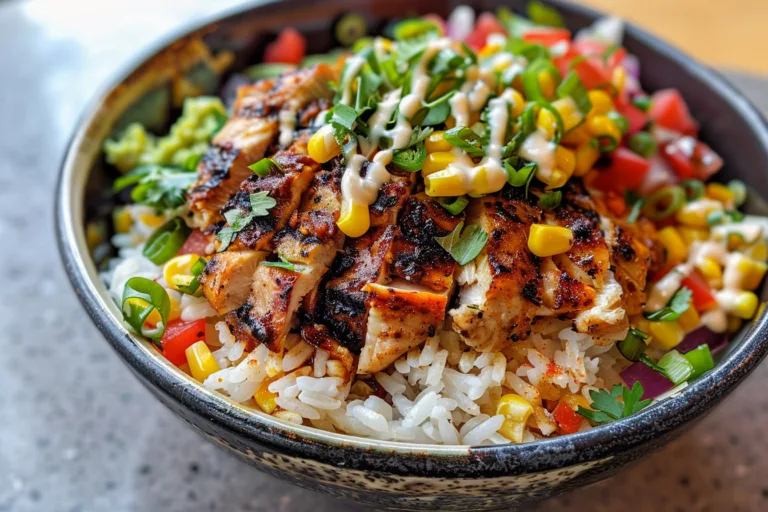 Mexican Street Corn Chicken Rice Bowl: A Flavorful Bites Journey