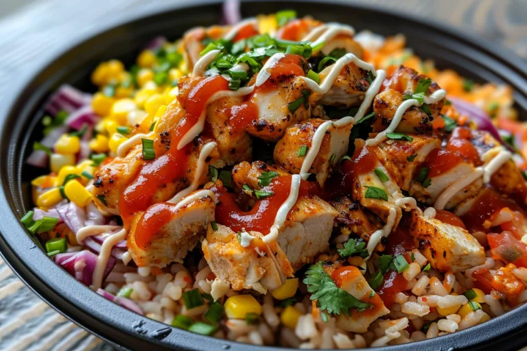Spicy Chipotle Street Corn Chicken Bowl Recipe