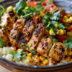 Street Corn Chicken Bowl with Cauliflower Rice